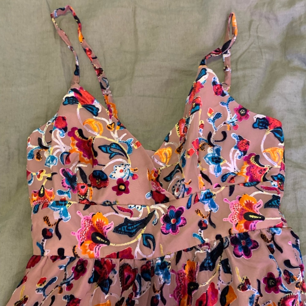Anthropology Hutch Floral Jumpsuit